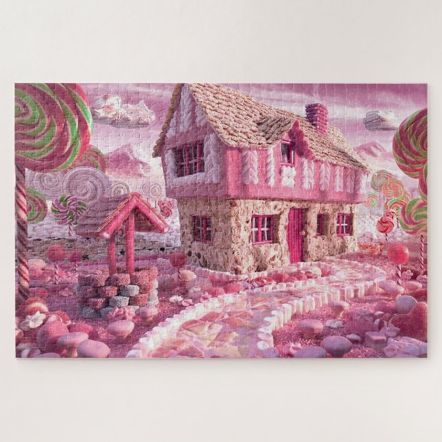 Pink Candy Land Jigsaw Puzzle (Horizontal)