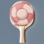 Pink Candy Swirl Ping-Pong Paddle