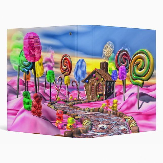 Pink Candyland Binder (Background)