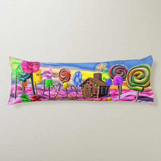 Pink Candyland Body Pillow (Front)