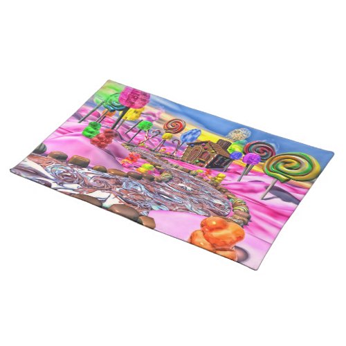 Pink Candyland Cloth Placemat