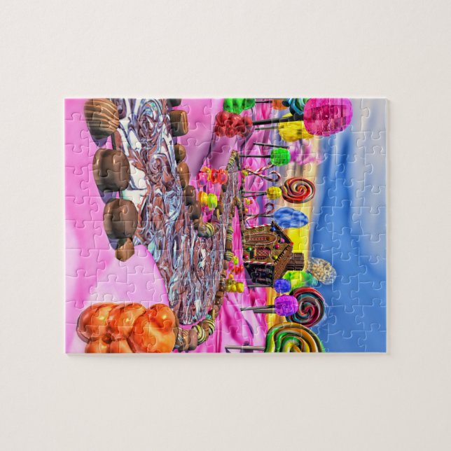 ジグソーパズル CANDY LAND Vintage Candyland 24 Piece Puzzle, Milton Bradley Candyland