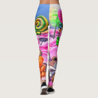 Pink Candyland Leggings sold by Capitalization Adoree, SKU 2635305