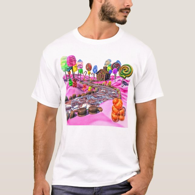 Pink Candyland T-Shirt (Front)