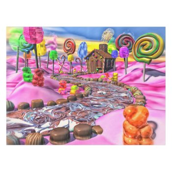 Pink Candyland - Tablecloth by BonniePhantasm at Zazzle