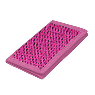 Pink Cane Trifold Wallet