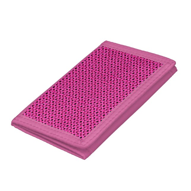 Pink Cane Trifold Wallet (Bottom)