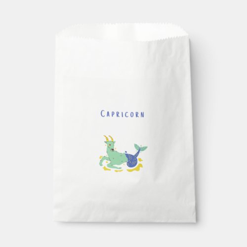 Pink Capricorn, zodiac, star print Favor Bag