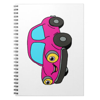 Pink Car Notebook