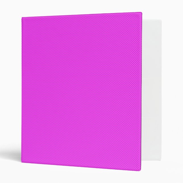 Pink Carbon Fiber Binder (Front/Inside)