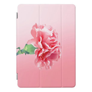 Pink carnation cover for the iPad mini