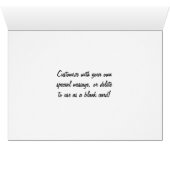 Pink Carnation Dianthus Flower Cards (Inside Horizontal (Bottom))