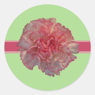 Pink Carnation Envelope Seals