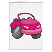 Pink Cartoon Car (Front)