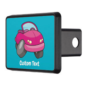 Pink Cartoon Car Hitch Cover
