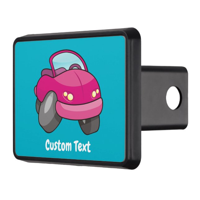 Pink Cartoon Car Hitch Cover (Left)