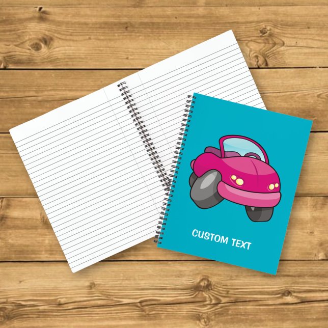 Pink Cartoon Car Notebook (Creator Uploaded)