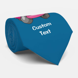 Pink Cartoon Car Tie