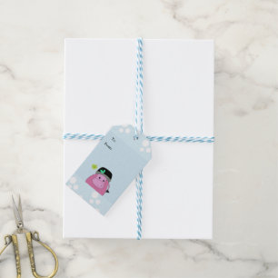 Pink Cartoon Hippo Gift Tags