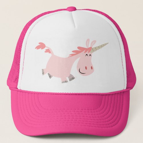 Pink Cartoon Unicorn  hat