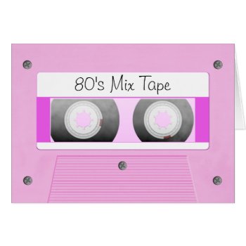 Pink Cassette Tape by packratgraphics at Zazzle