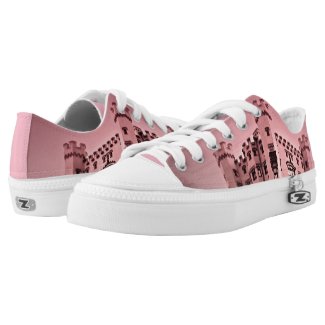 Pink Castle Tennis Shoes
