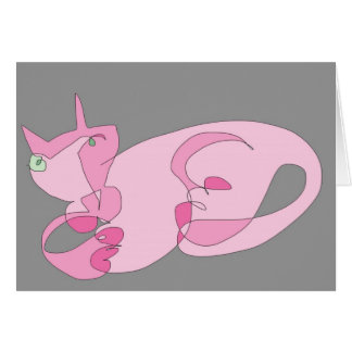 Pink Cat Cards