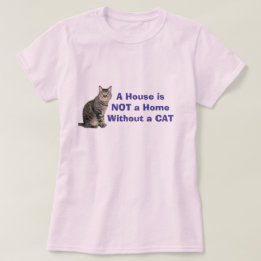 Pink Cat Home Personalized T-shirt