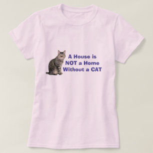Pink Cat Home Personalized T-shirt