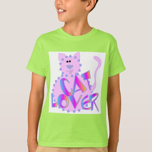 Pink Cat Lover Tshirts and Gifts (Front)