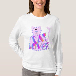 Pink Cat Lover Tshirts and Gifts