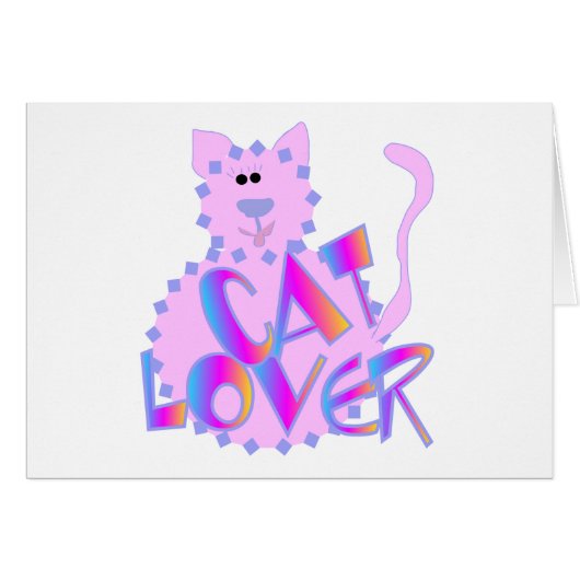 Pink Cat Lover Tshirts and Gifts (Front Horizontal)
