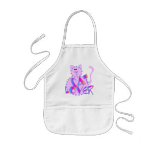 Pink Cat Lover Tshirts and Gifts Kids' Apron