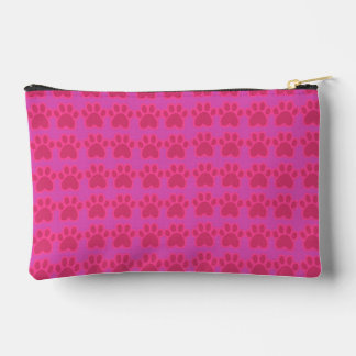 pink cat paw  accessory pouch