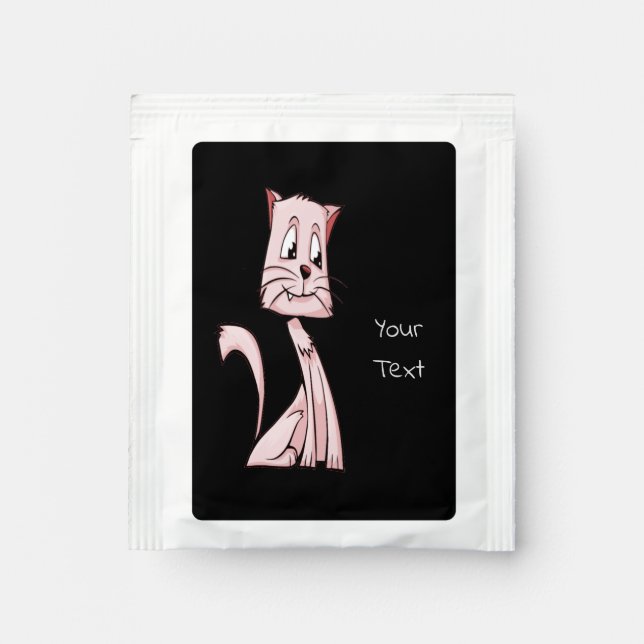 Pink Cat Tea Bag Drink Mix (Front)