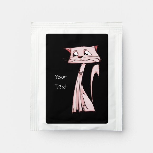 Pink Cat Tea Bag Drink Mix (Front)