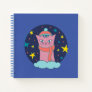 Pink Cat with Stars Notebook