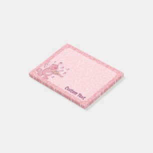 Pink Cat with Violin Post-it Notes