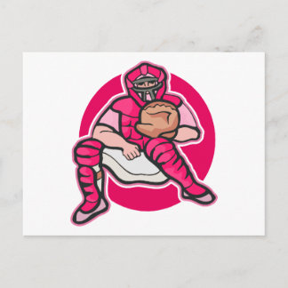 Pink Catcher Postcard