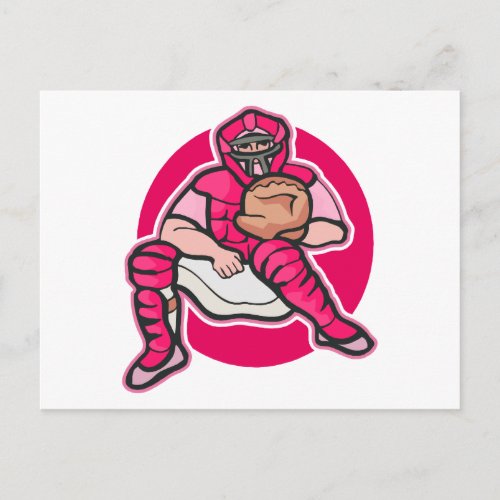 Pink Catcher Postcard