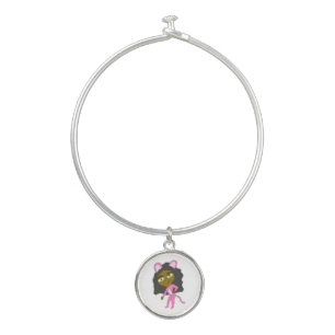 pink catgirl bangle bracelet