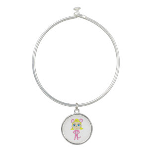 pink catgirl bangle bracelet