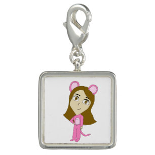 pink catgirl     charm