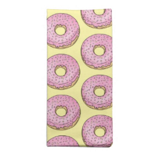 Pink Celestial Donut Pattern Cloth Napkin