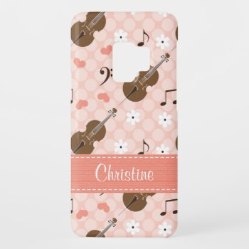 Pink Cello Samsung Galaxy S Case Cover by cutecases at Zazzle