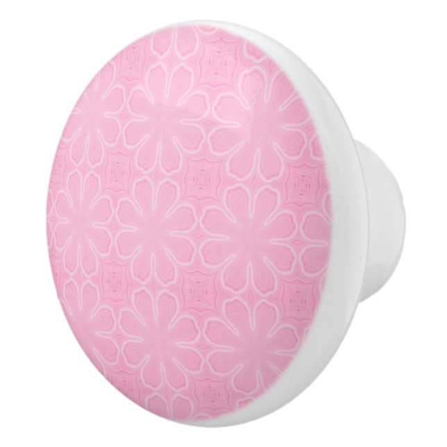 Pink Ceramic Knob (Right)