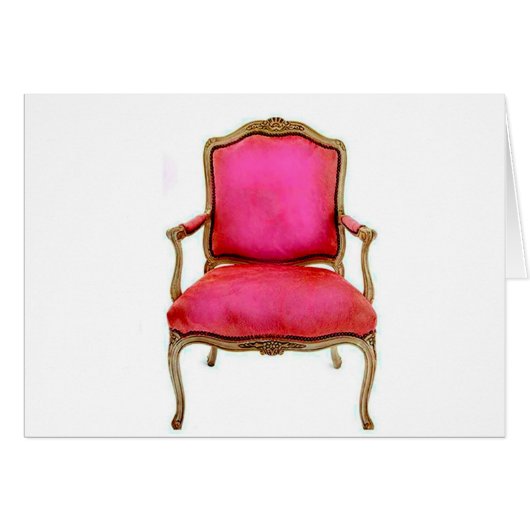 Pink Chair Cards (Front Horizontal)