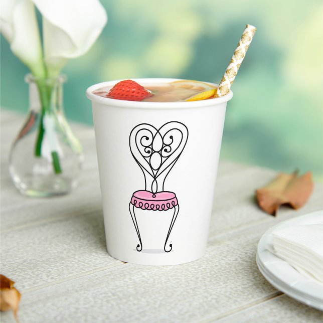 Pink Chair Paper Cups (Creator Uploaded)