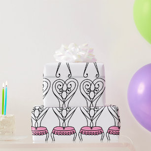 Pink Chair Wrapping Paper