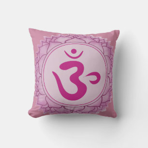 Pink Chakra Sahasrara Cushion